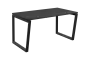 SEK-V - 14 stůl kancelářský, kovová podnož černá, deska 25 mm, široký 1400 mm, antracit